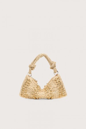 Bolsa de Hombro Cult Gaia Hera Nano Beige | OHMBD-3425