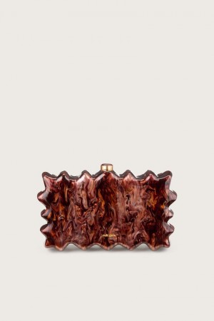 Clutch Cult Gaia Paloma Marrones | RAFVD-2730