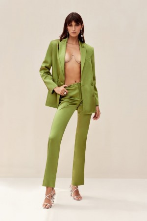 Pantalon Cult Gaia Villie Verde | YQJLA-4095