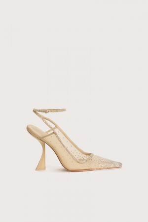 Sandalias Cult Gaia Diya Sling Back Beige | MFCHB-6725