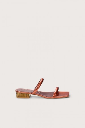 Sandalias Cult Gaia Liz Marrones | ONJHA-5093