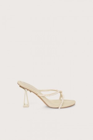 Sandalias Cult Gaia Soriah Blancas | AVFQS-1346