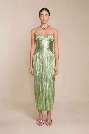 Vestido Cult Gaia Ashika Gown Verde | MSWNY-6174