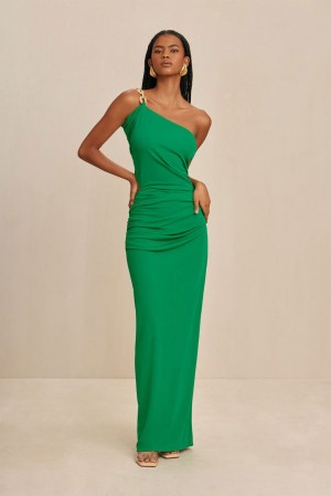 Vestido Cult Gaia Cobie Gown Verde | LWJAN-8036