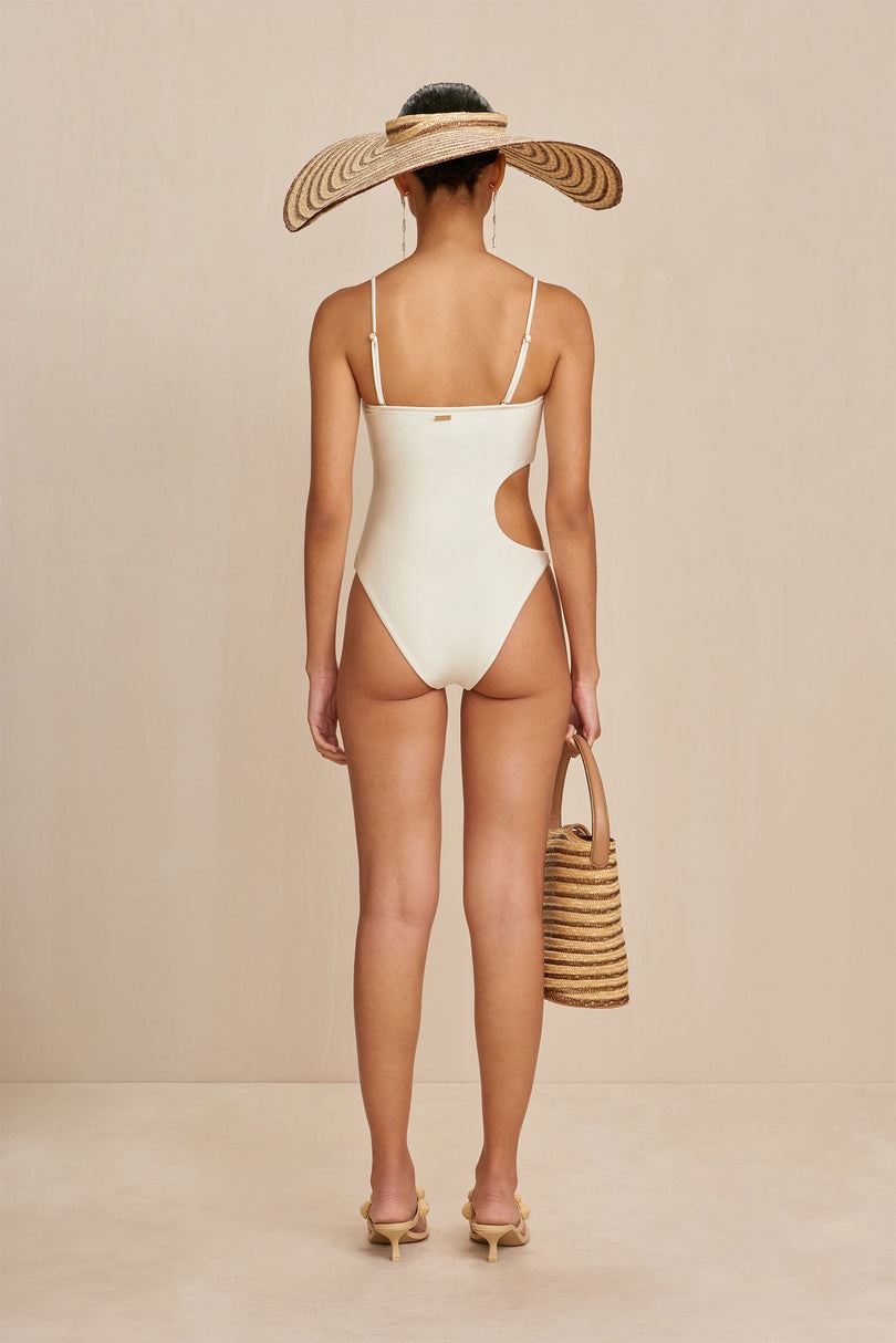 Body Cult Gaia Alta One Piece Blancas | ZHAMP-1942