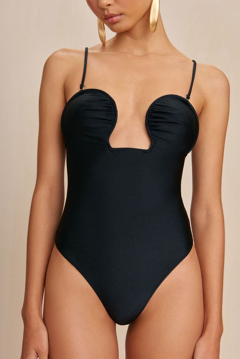 Body Cult Gaia Celia One Piece Negras | XVEND-3957