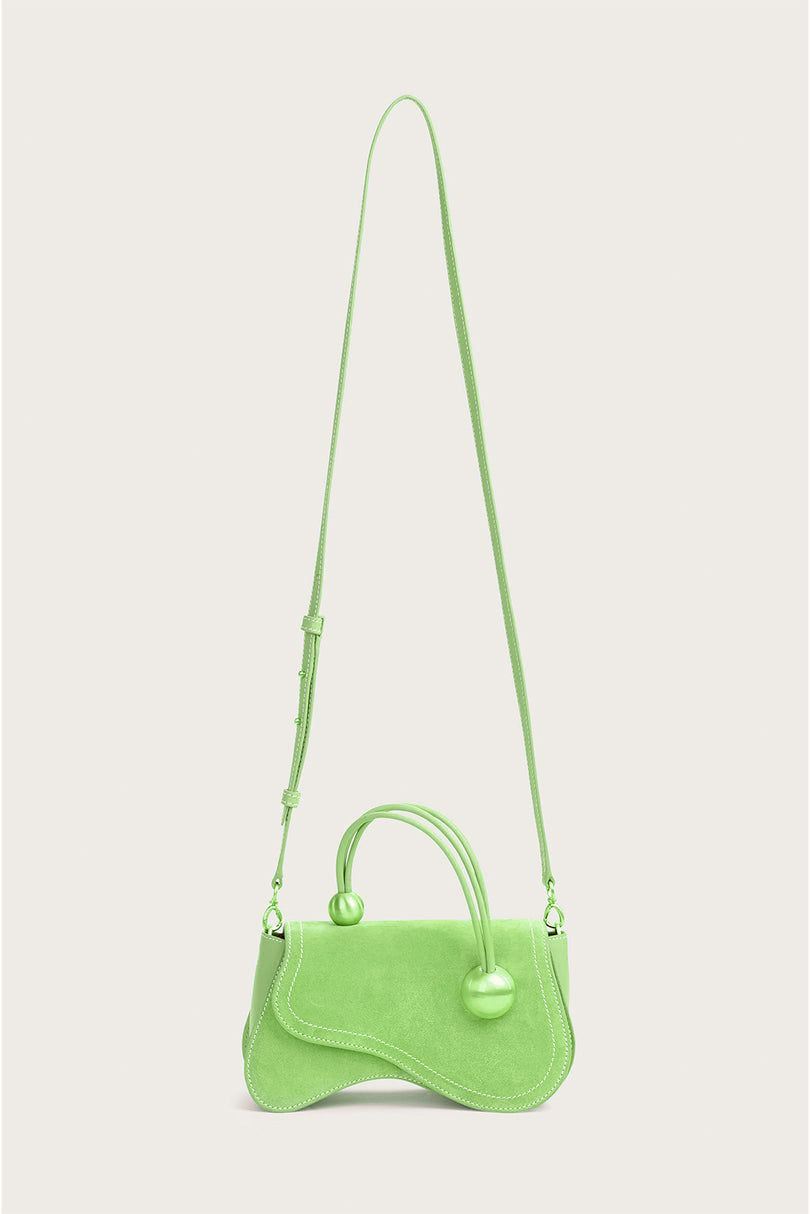 Bolsa Cruzada Cult Gaia Kazia Verde Claro | XVLIU-9378