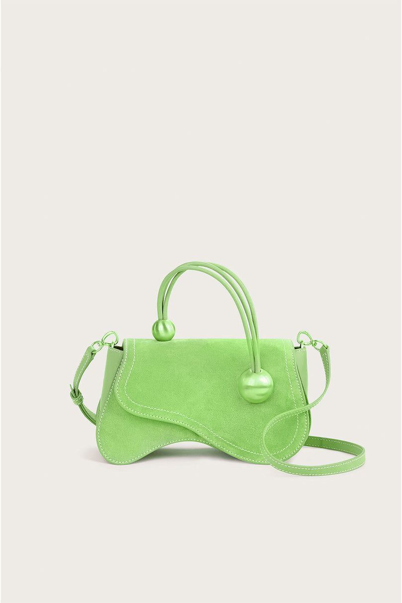 Bolsa Cruzada Cult Gaia Kazia Verde Claro | XVLIU-9378