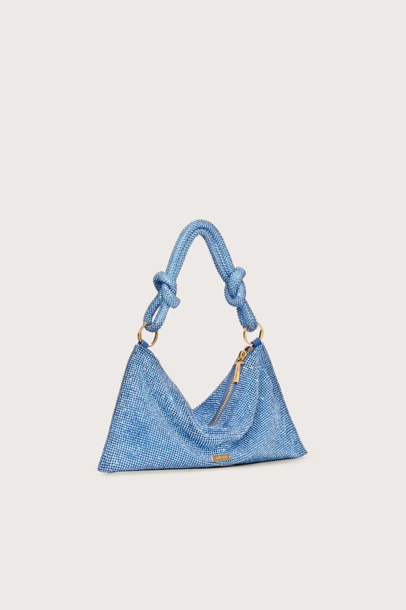 Bolsa de Hombro Cult Gaia Hera Nano Rhinestone Azules Claro | QRNLD-6859