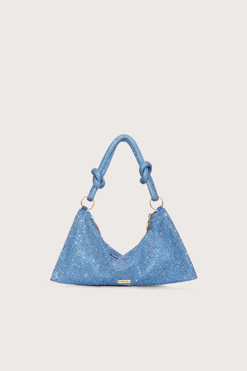 Bolsa de Hombro Cult Gaia Hera Nano Rhinestone Azules Claro | QRNLD-6859