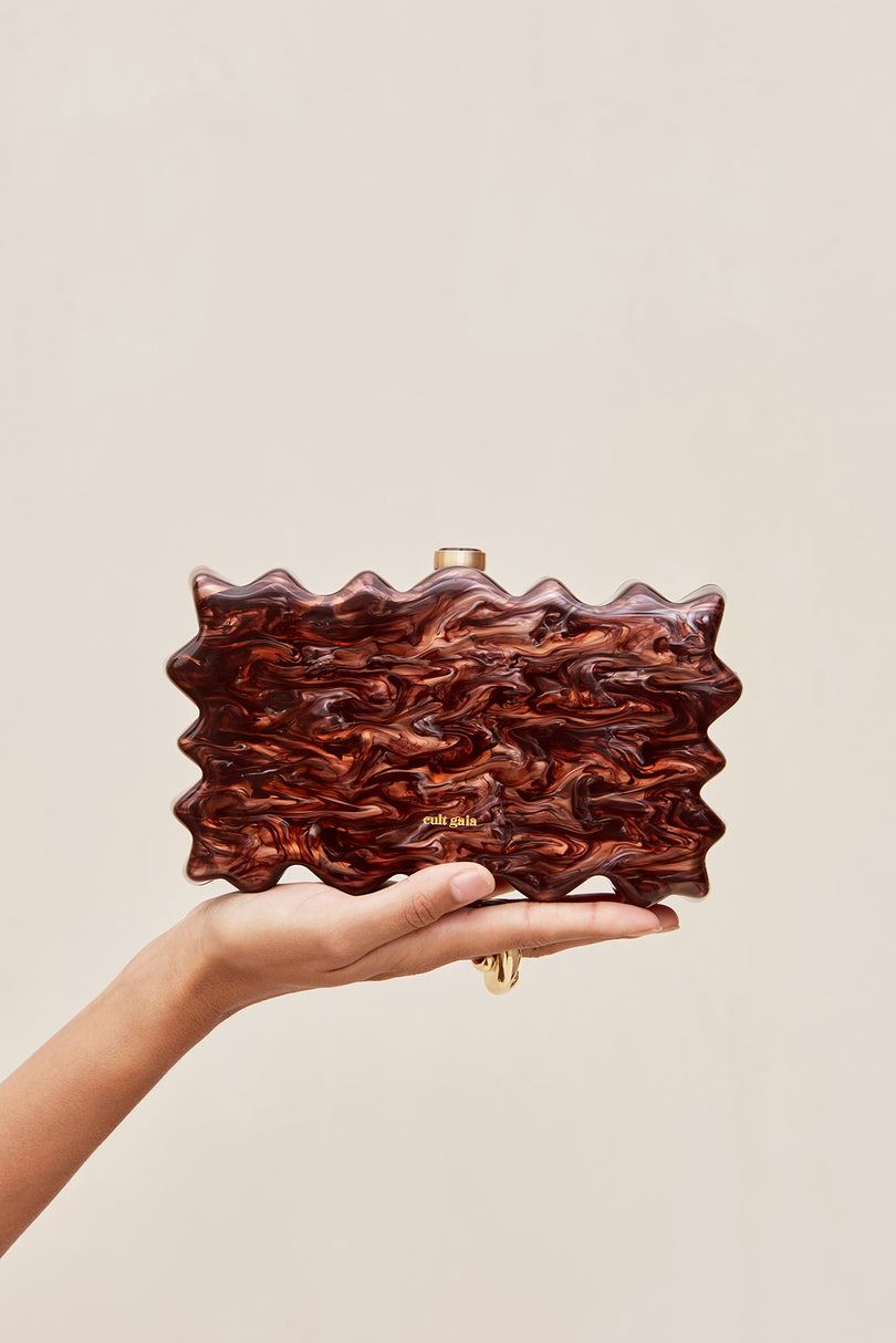 Clutch Cult Gaia Paloma Marrones | RAFVD-2730