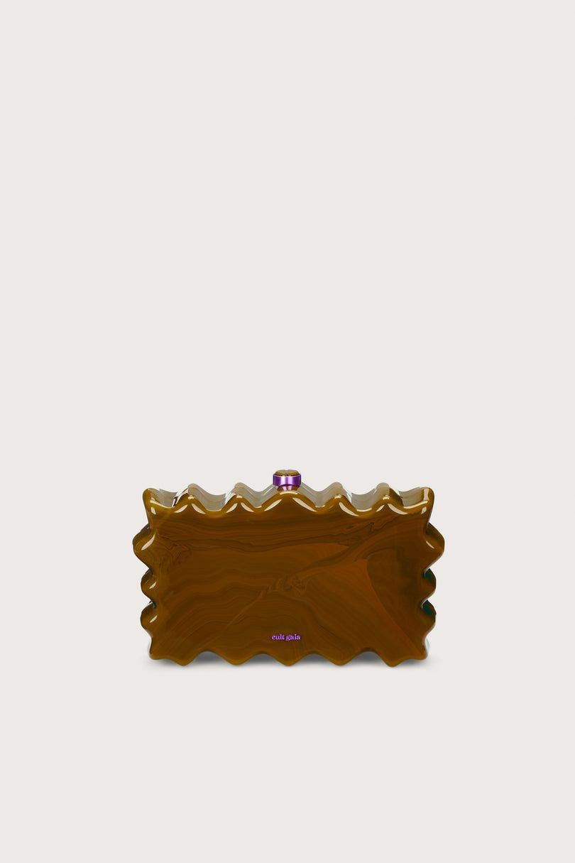 Clutch Cult Gaia Paloma Marrones | XJOZA-4759