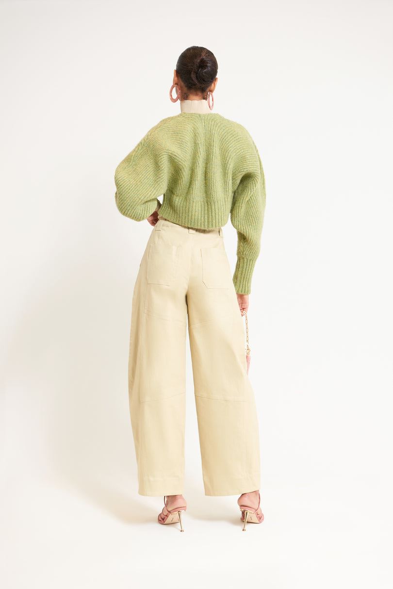 Cárdigan Cult Gaia Casella Knit Verde | ACHFQ-2170