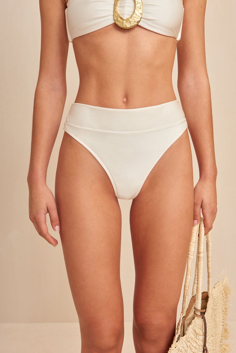 Parte de Abajo Bikini Cult Gaia Aradhya Blancas | KXESP-7845