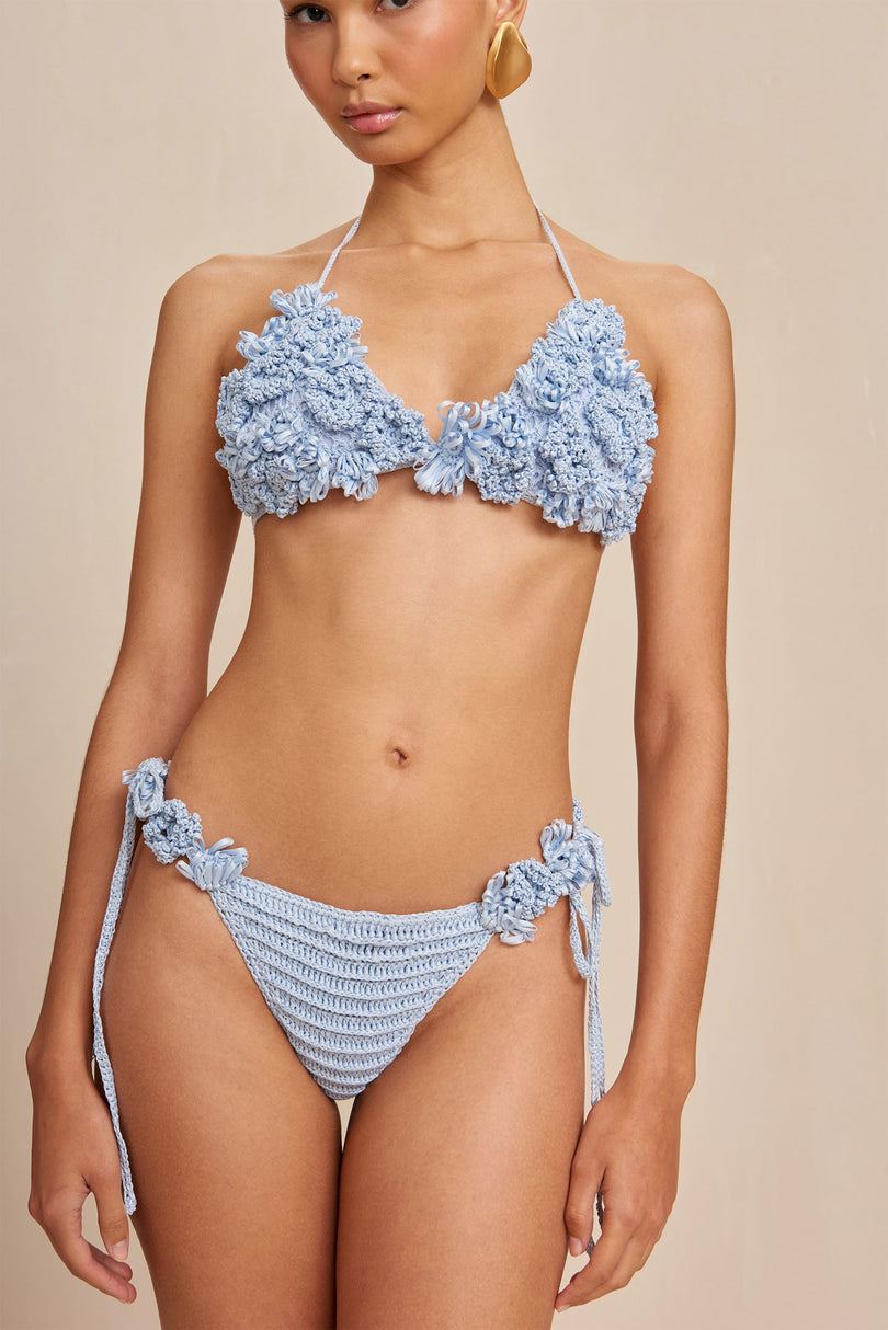 Parte de Abajo Bikini Cult Gaia Pola Crochet Azules | ZBQNL-3602