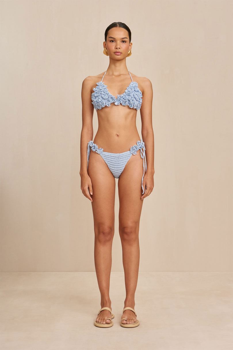 Parte de Abajo Bikini Cult Gaia Pola Crochet Azules | ZBQNL-3602