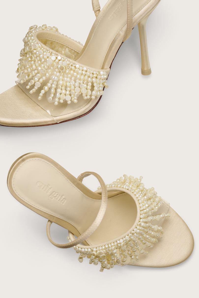 Sandalias Cult Gaia Cassia Blancas | JTDIM-1623