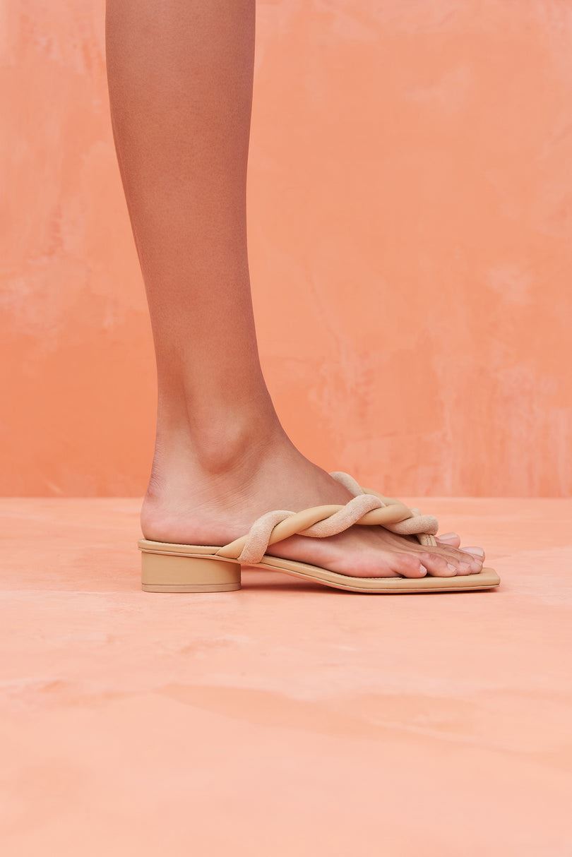 Sandalias Cult Gaia Elm Beige | OGCNF-9017