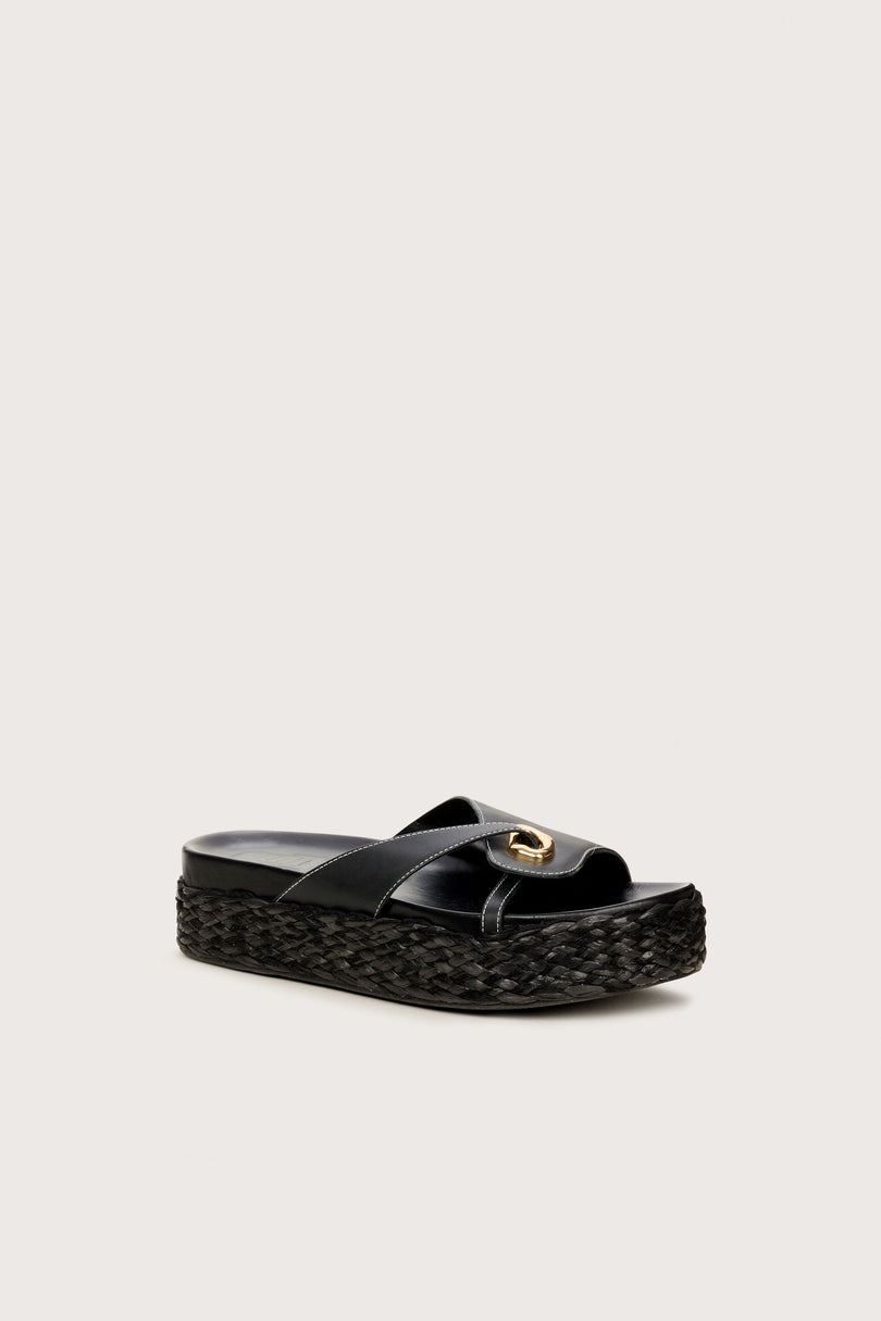 Sandalias Plataforma Cult Gaia Blythe Negras | BJYNV-4568