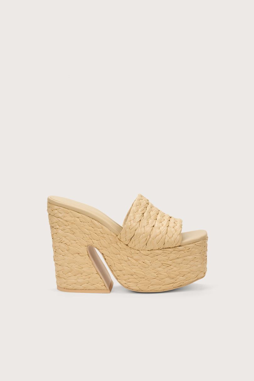 Sandalias Plataforma Cult Gaia Daria Beige | PJXYH-2813