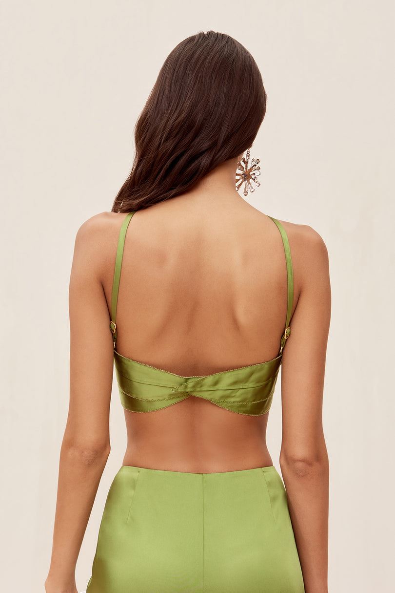 Top Cult Gaia Leonil Verde | BQULG-9851