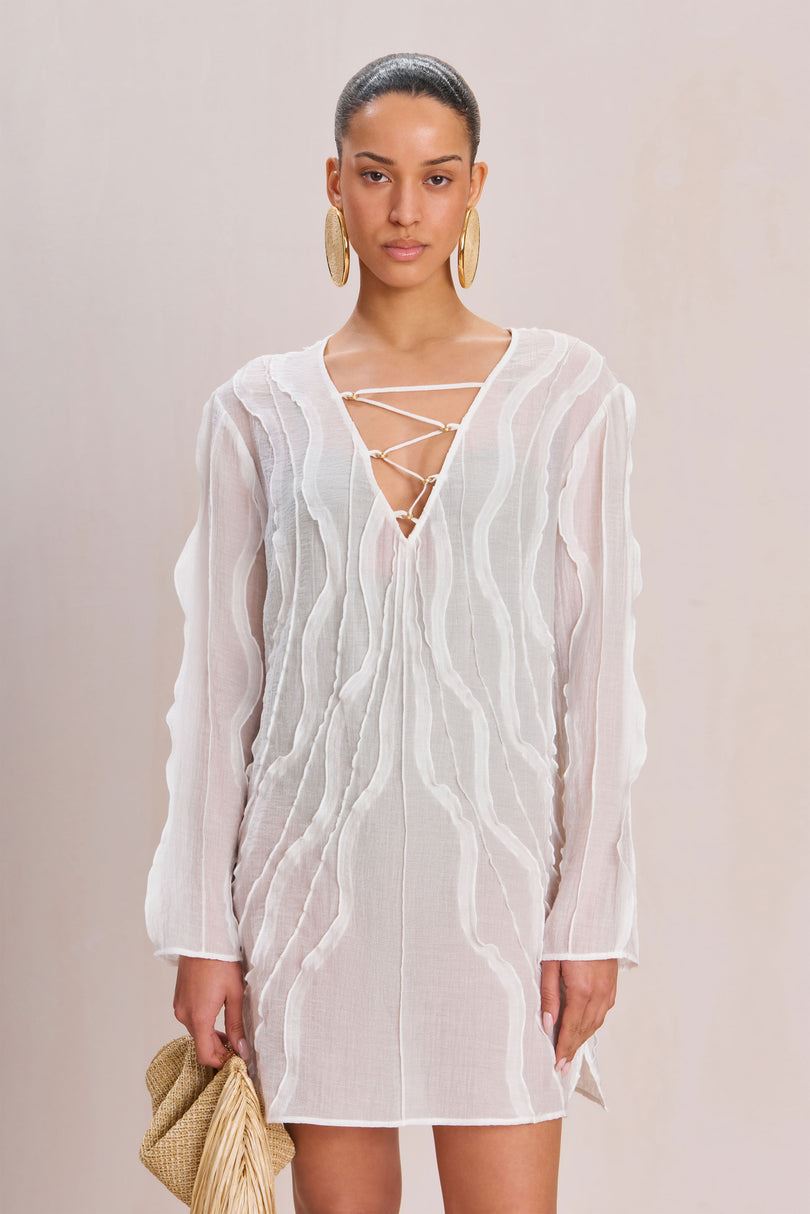 Top Cult Gaia Shemariah Coverup Blancas | TQVEZ-4207