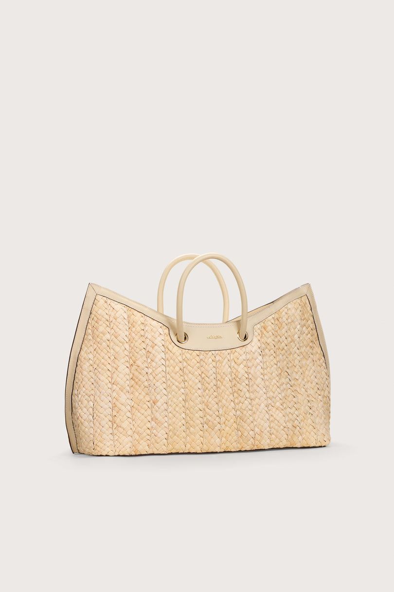 Tote Cult Gaia Idalia Weekender Beige | KCHFN-5716