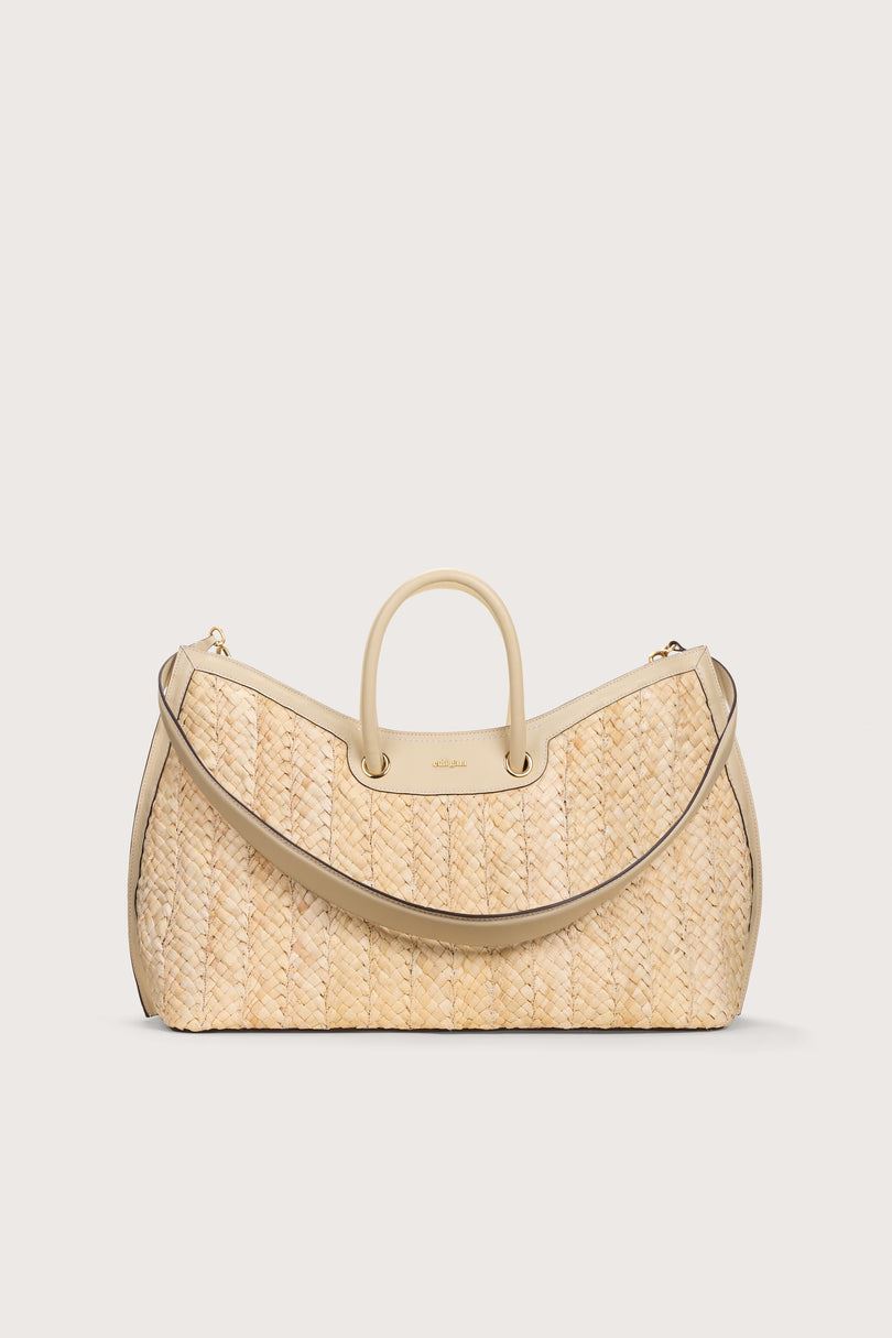 Tote Cult Gaia Idalia Weekender Beige | KCHFN-5716