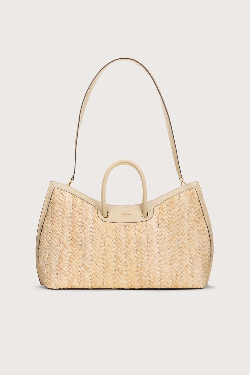 Tote Cult Gaia Idalia Weekender Beige | KCHFN-5716