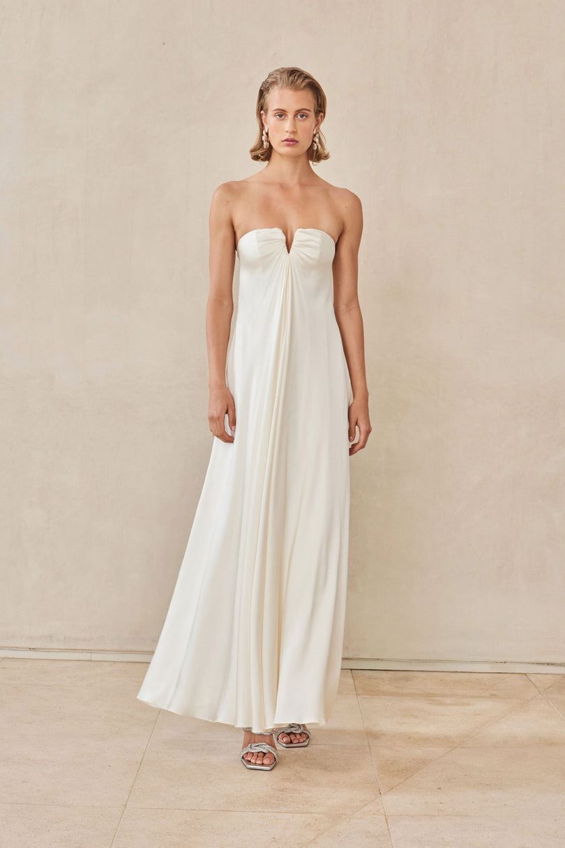 Vestido Cult Gaia Janelle Gown Blancas | KXIZF-6701